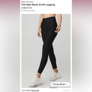 ALO YOGA 7/8 AIRLIFT HIGH WAIST LEGGING